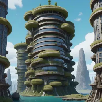 clones of nick land as a furry building hyperborea , fine details, 4k resolution