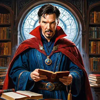 doctor strange academic painting