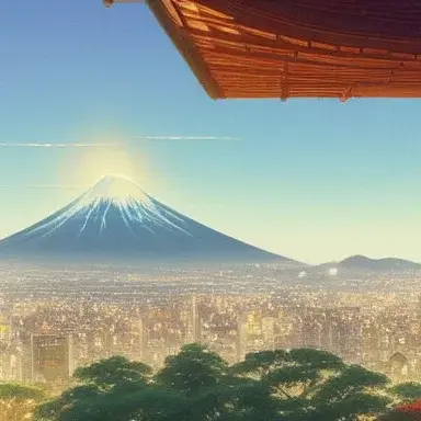 landscape TOKYO beautiful city Fujiyama