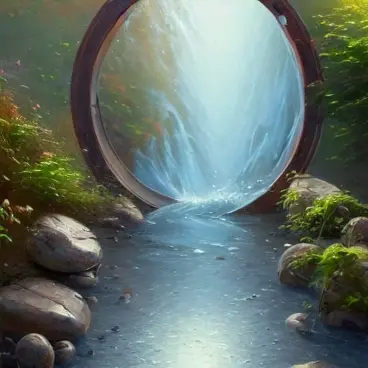 water broken pot earth colored