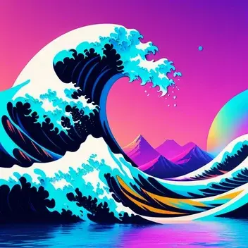 vaporwave, liminal space, 3d