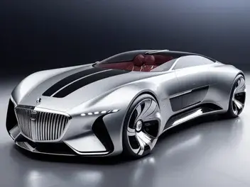 ultra futuristic maybach concept car