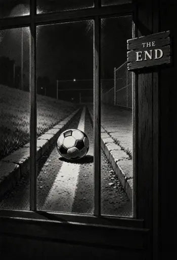Football in a gutter, sumi-e, Qwen-Image 2.1